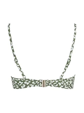 DARLING HARBOUR | Haut de bikini torsadé pour femmes | olive